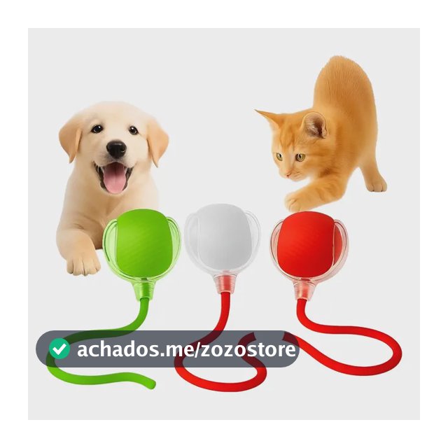 Bola Elétrica Interativa Brinquedo Inteligente Gato Cachorro Sortidos
