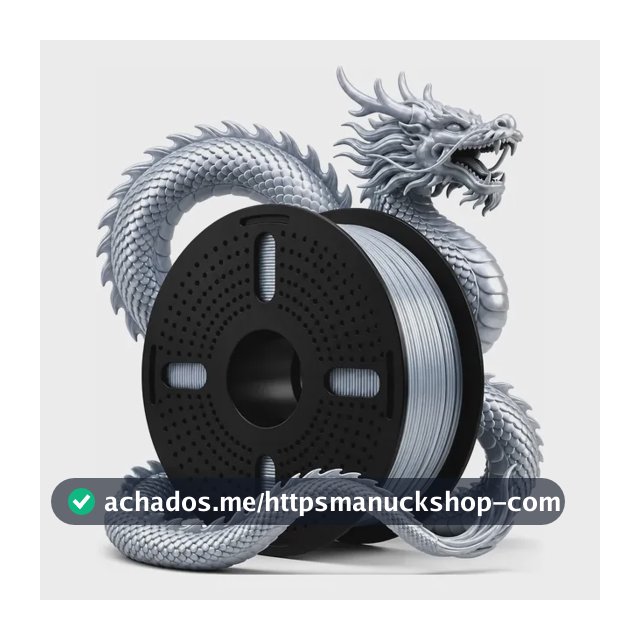 Filamentos Impressora 3d Print Pulse 1 Kg Pet G 1.75mm Core Prata