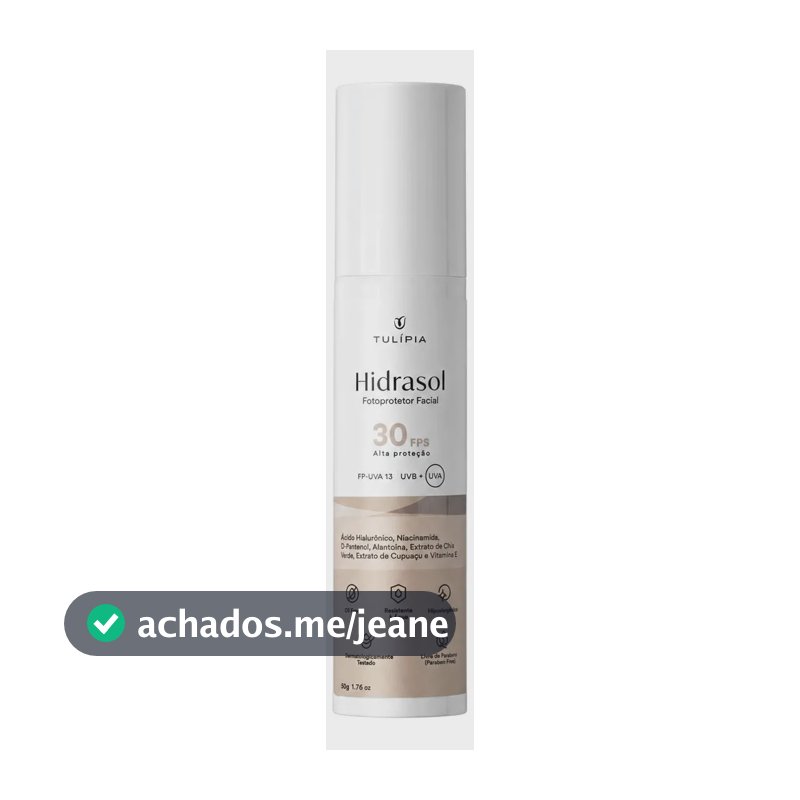 Hidrasol Fotoprotetor Facial Fps 30 Ppd 13 50g