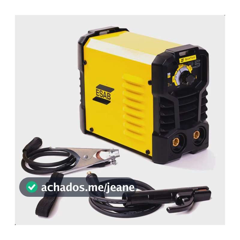 Máquina de Solda Inversora ESAB Bantam 2.5 Bivolt 110v/220v
