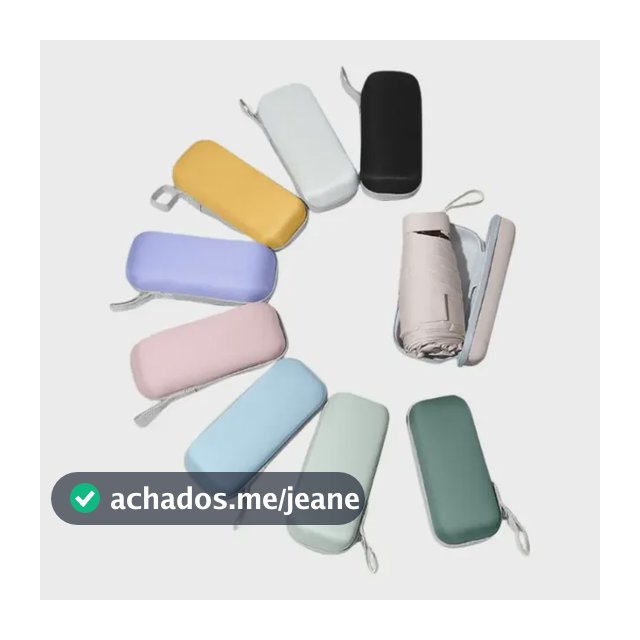 Mini Guarda Chuva Bolsa Cápsula De Bolso Portátil Anti-uv