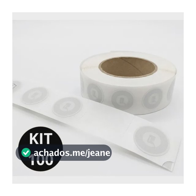 100 Etiquetas Nfc Adesivas Ntag215 13,56 Mhz .