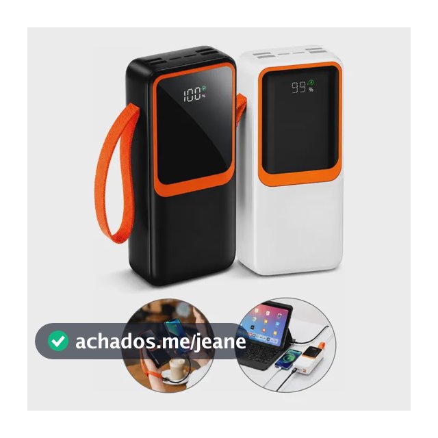 Power Bank Carregador Portatil Rápido 30000mah 22.5w Turbo
