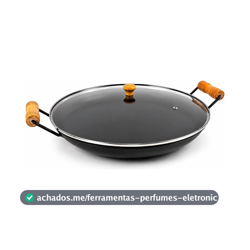 Disco Arado 57cm Tacho Borda Alta Grande C/ Tampa De Vidro