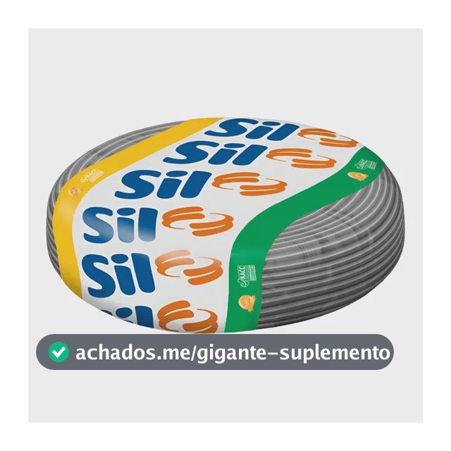 Cabo Flexivel Sil 750v 1x1.5mm 100m