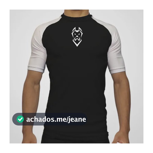 Rash Guard Jiu Jitsu Longline Oversized ®  Manga Branca