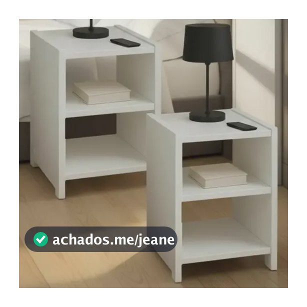 Kit Mesas De Cabeceira Nicho Quarto Casal Apoio Cama Box