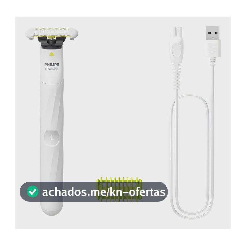 Aparador E Raspador Oneblade Intimate Qp1924/10 Philips Branco 127/220v