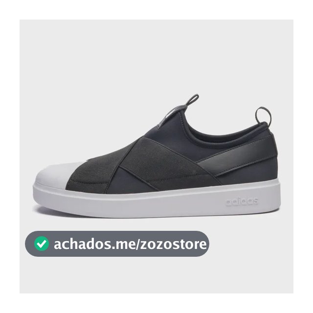 Tênis Feminino Streettalk Slip On adidas Preto Liso 36 Br