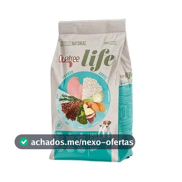 Quatree Life ração filhotes raças pequenas 10.1kg