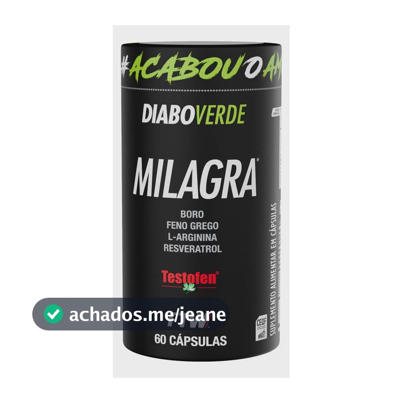 Milagra Pote 60 Cáps FTW - DIABO VERDE