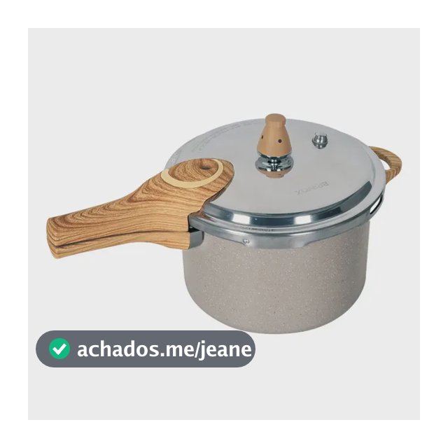 Panela De Pressão Ceramic Life Pressure 4,2l Areia Brinox