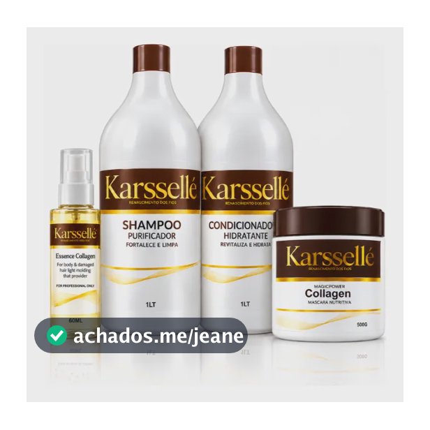 Kit Karssellé Shampoo + Cond 1l + Mascara 500g E Oléo 60ml