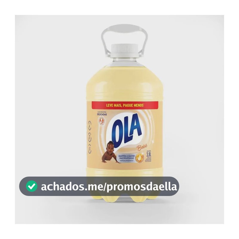 Lava Roupas Ola Bebê 3,8l