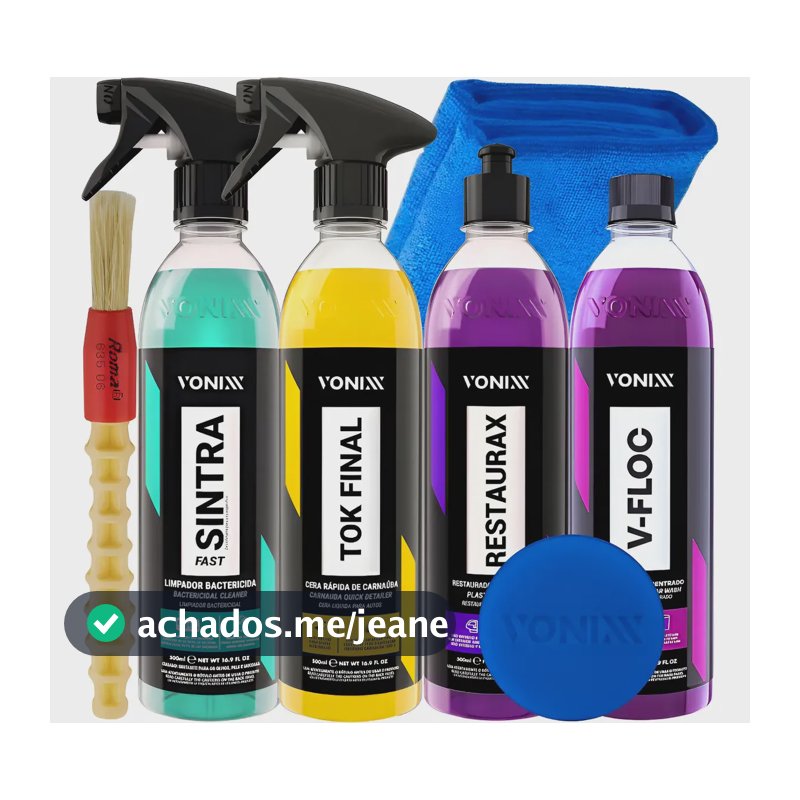Kit Shampoo V-floc Restaurax Sintra Fast Cera Tok Final Top
