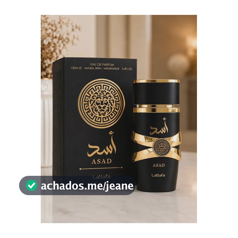 Perfume Asad Lattafa Eau De Parfum 100ml Masculino Árabe