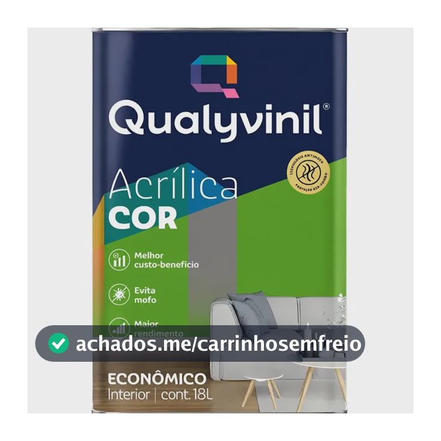 Tinta Antimofo Acrílica Econômica Qualyvinil