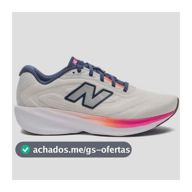 Tênis New Balance Feminino Fresh Foam 680v9 Esportivo Treino Bege Claro/laranja Neon Mesh Respirável 37