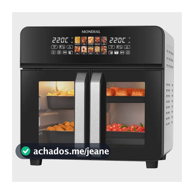 Air Fryer Forno 25L French Door Mondial - AFDO-25L-FD