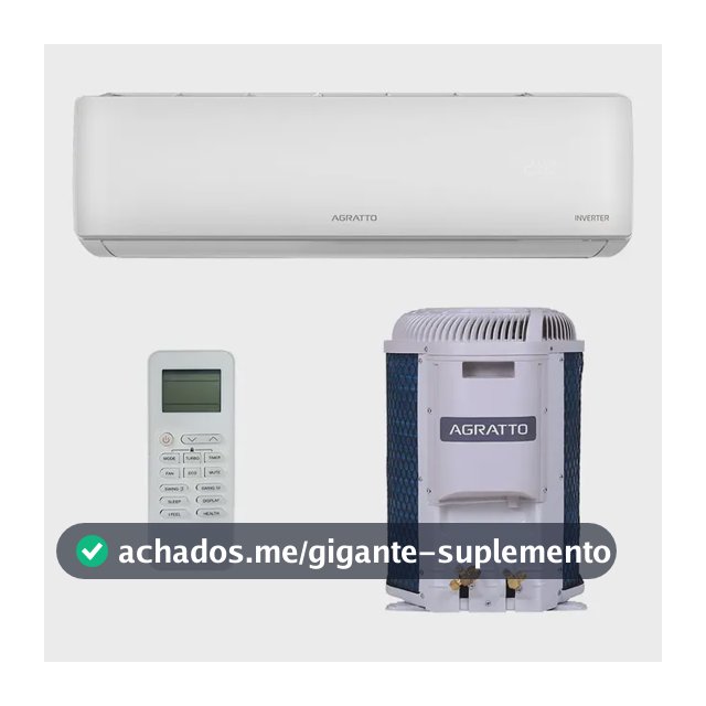 Ar Split Agratto Zen 9.000 Btus Frio Inverter 220v Branco 220v
