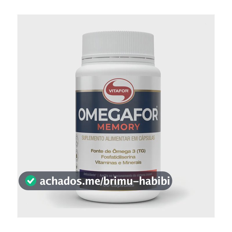Omegafor Memory 60 Cápsulas Vitafor