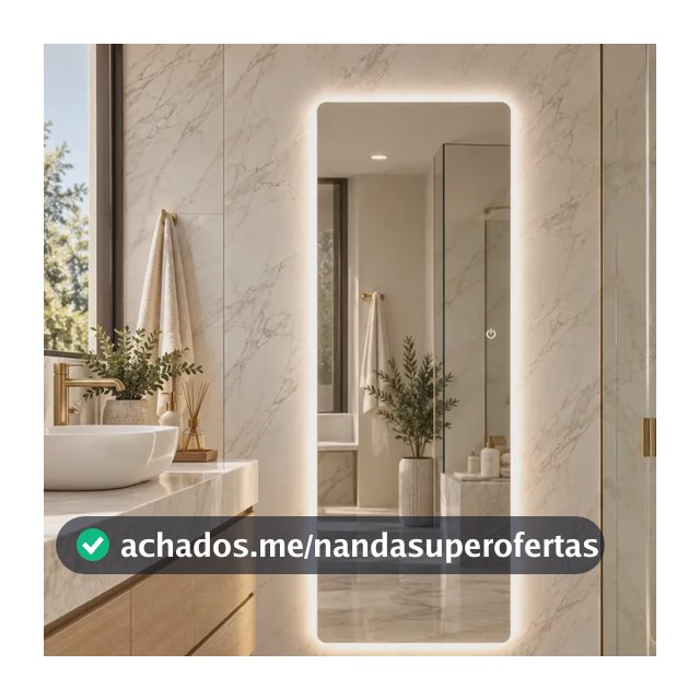 Espelho Touch Led 3 Cores 50x130 Corpo Inteiro Verocasa Frio / Neutro / Quente