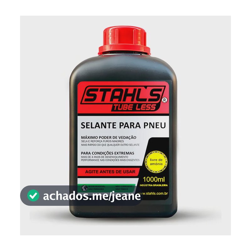 Selante Stahls - Pneu Bike Tubeless 1 Litro Sem Amônia