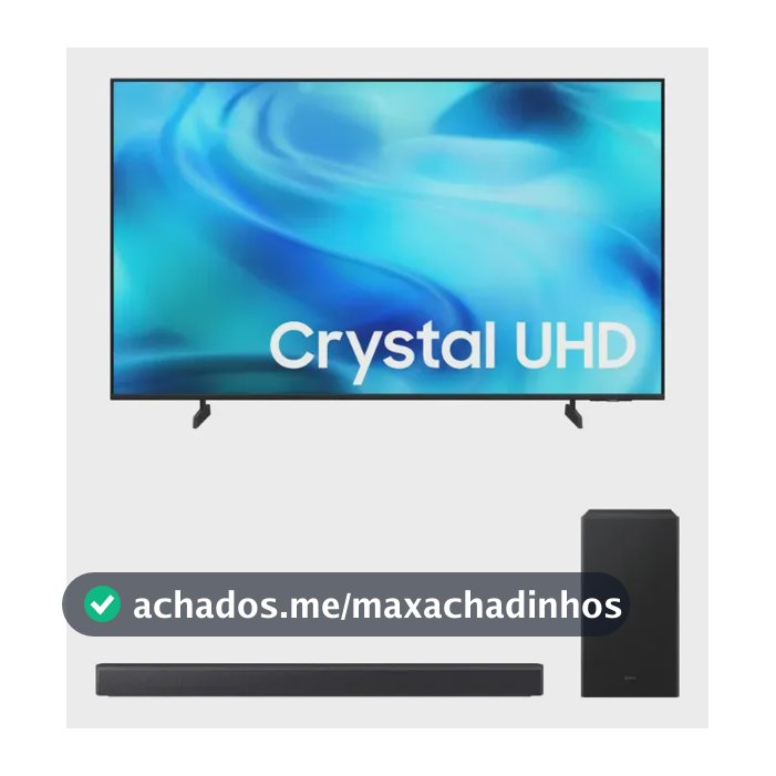 Samsung Smart Tv 58 Crystal Uhd 4k 2026 + Soundbar Samsung Hw-b450f