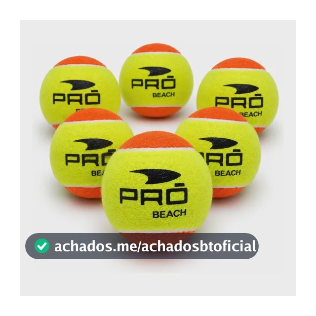 Kit 6 Bolinhas Beach Tennis Ift Stage 2 Amarelo Laranja Pro Amarelo/laranja