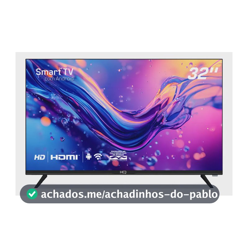 Smart Tv Hq 32 Hd Android 12 Design Slim Hqs32nkhm
