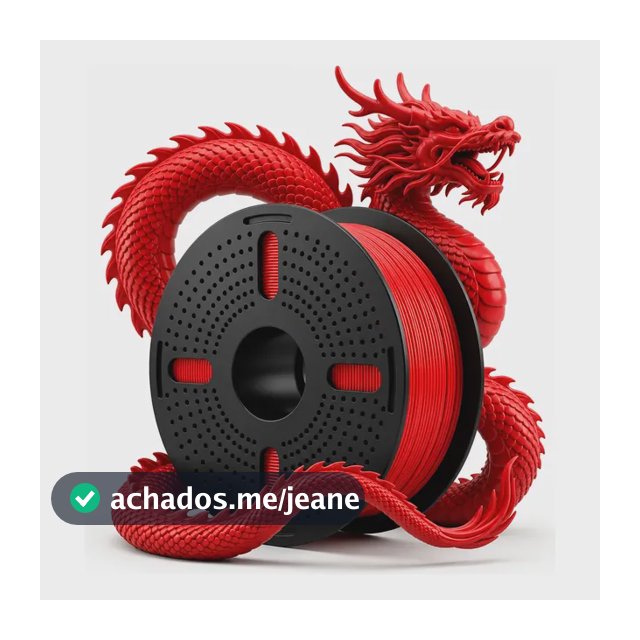 Filamentos Impressora 3d Print Pulse 1 Kg Pet G 1.75mm Cores Vermelho
