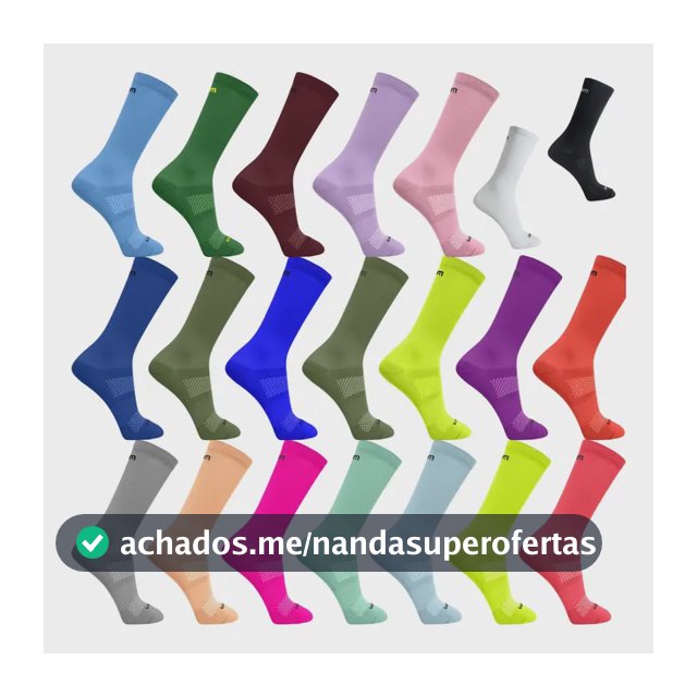 Meia Esportiva Bike Corrida Ciclismo Crossfit Performance