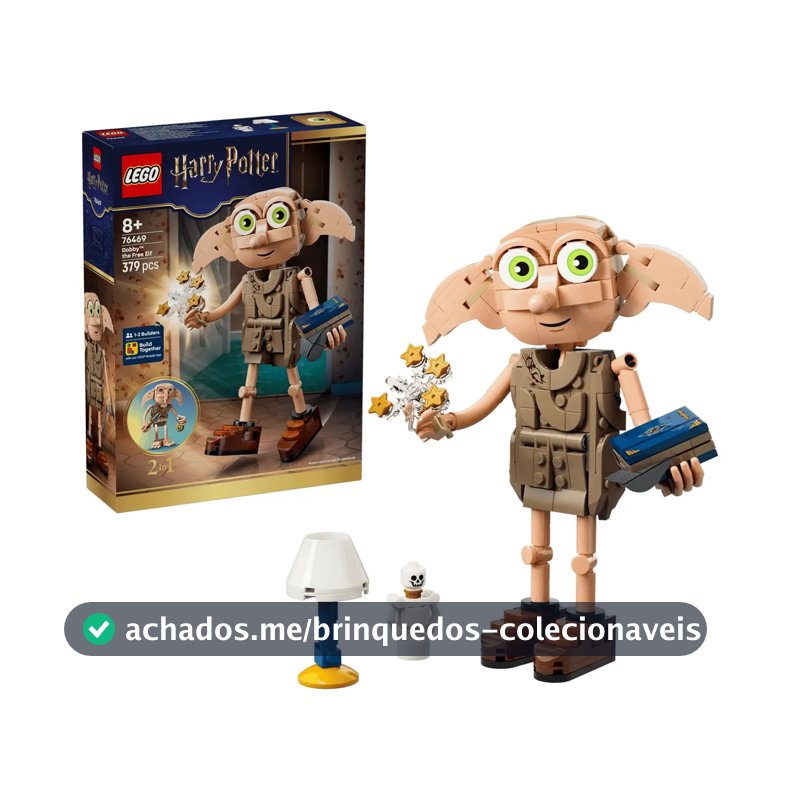 LEGO Harry Potter - Dobby, o Elfo Livre - 379 Peças - 76469