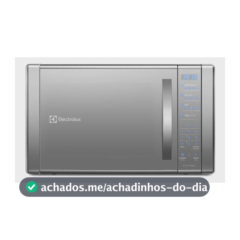 Micro-ondas Electrolux 31 Litros E Grill Prata - Me41x