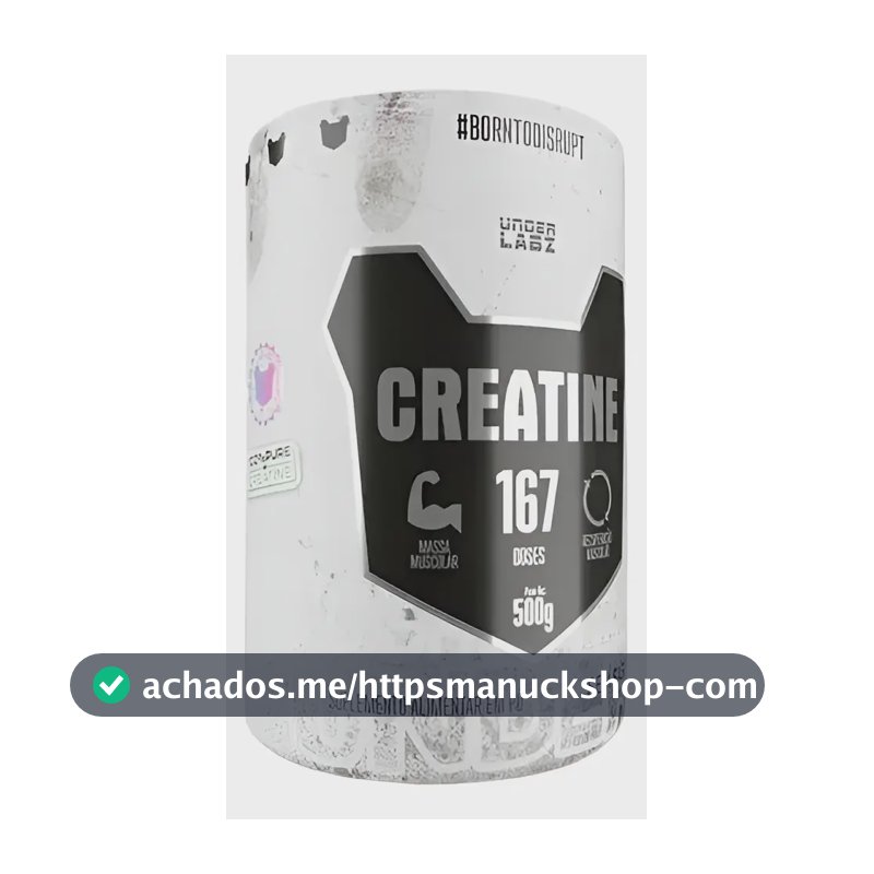 Creatina Monohidratada 100% Pura Under Labz Creatine 500g Sabor Sem Sabor