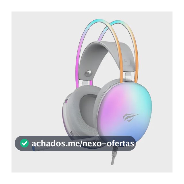 Headset Gamer Havit Gamenote H2037d Rgb Branco