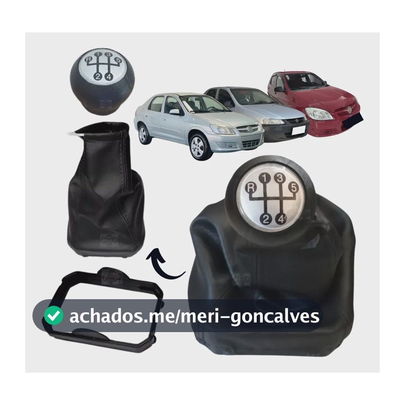 Kit Manopla Bola Cambio Coifa Celta 2001 2002 2003 Até 2016