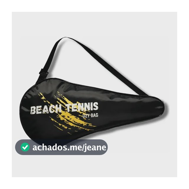 Capa De Raquete De Beach Tennis Raqueteira Tênis De Praia