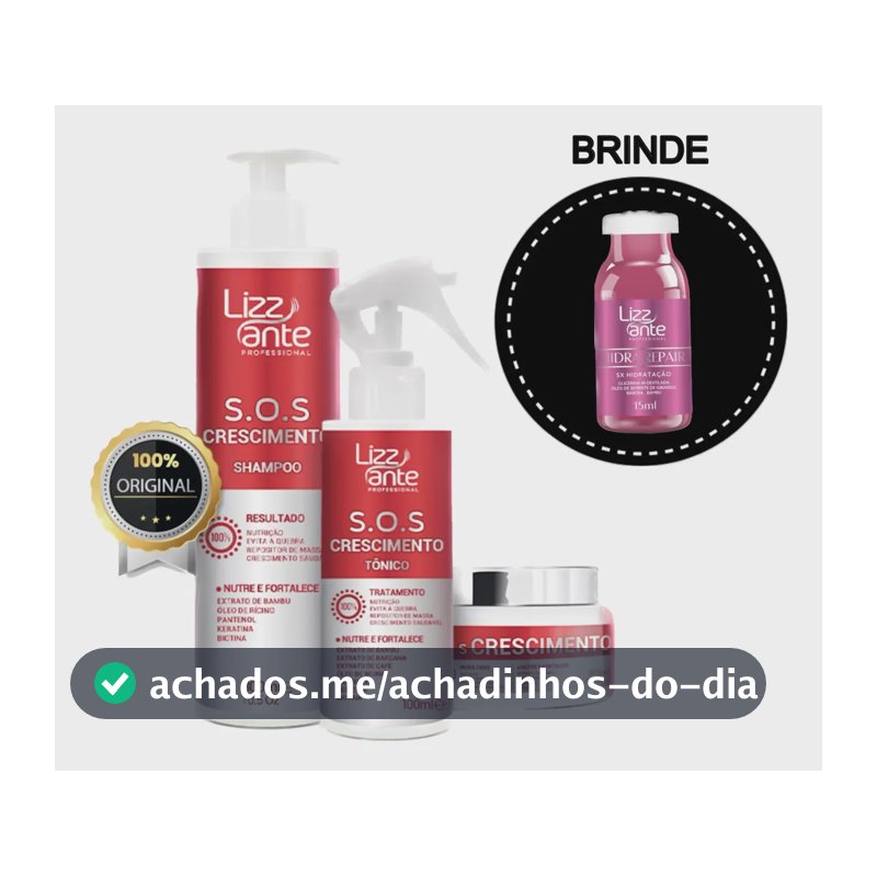 Sos Crescimento Capilar Anti Queda E Falhas Promocao Natal