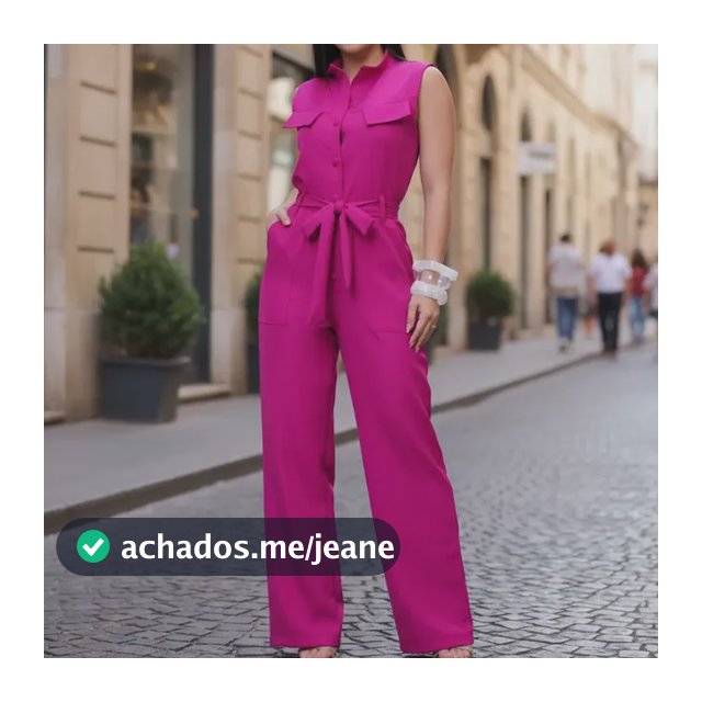 Macacão Feminino Longo Pantalona Social Alfaiataria Moderno