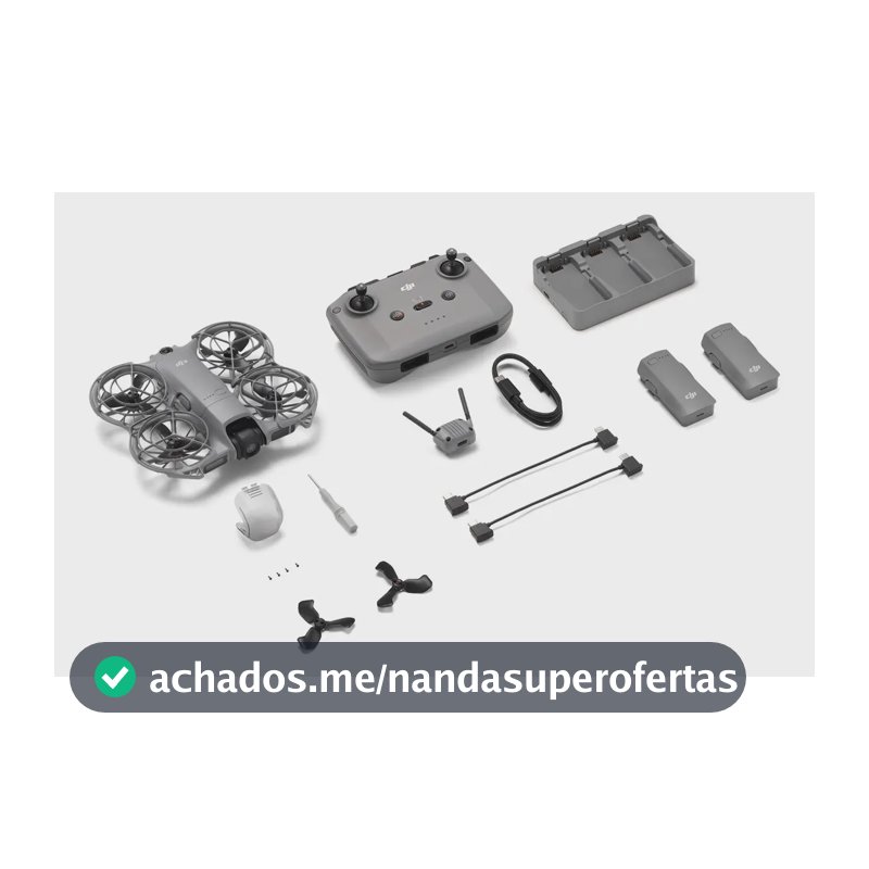 Mini Drone Dji Dji Dji Neo 2 Dji071 Fly More Combo Com Câmer Cinza
