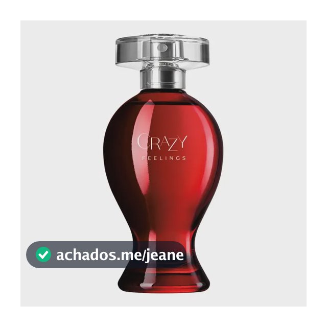 Colônia Crazy Feelings Feminino Boticário 100ml Amadeirado