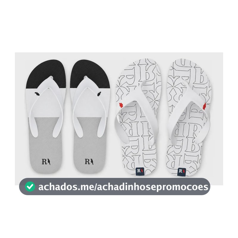 Kit 2 Pares Chinelo Masculino Reserva Confortável E Macio Ptocinza E R 41/42