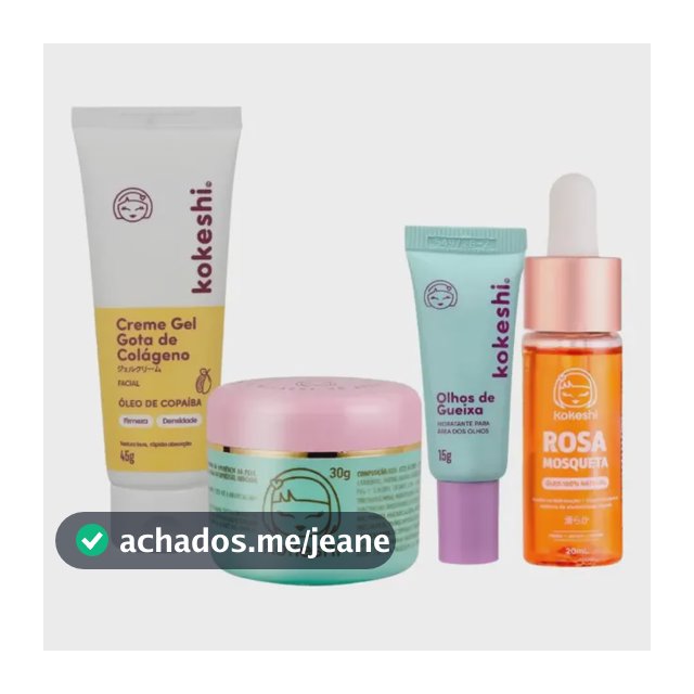 Kit Renovadores Gota De Colágeno E Rosa Mosqueta Kokeshi