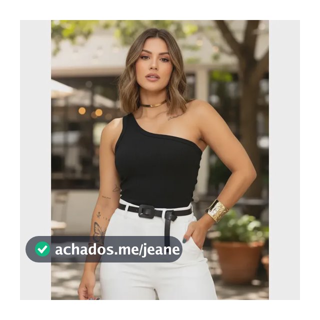 Blusa Feminina Mula Manca Um Ombro Só Conforto Versátil