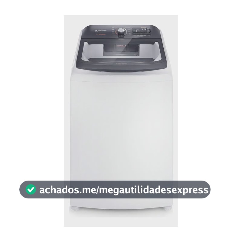 Máquina de Lavar 15kg Electrolux Premium Care com Cesto Inox, Jet&Clean e Time Control LEC15
