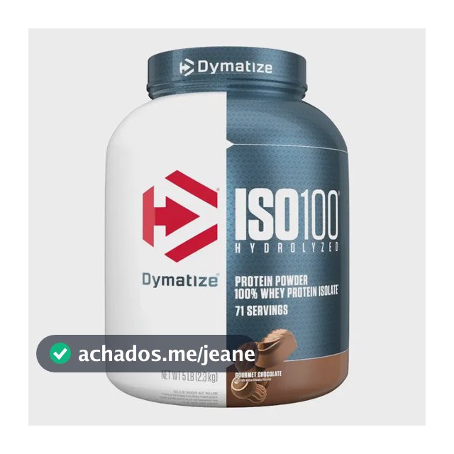 Whey protein Dymatize Iso 100 Hidrolyzed ISO-100 em pó sabor Chocolate gourmet x 2.3kg