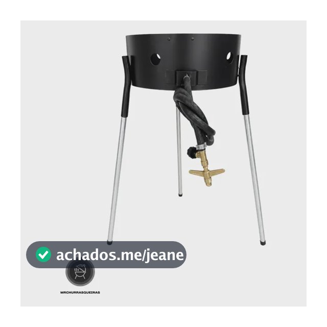 Fogareiro Alta Pressão 6 Caulim Com Pé P/ Tacho E Arado