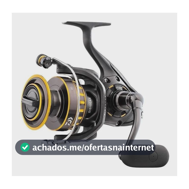 Carretel molinete Daiwa BG 6500 direito/esquerdo color preto