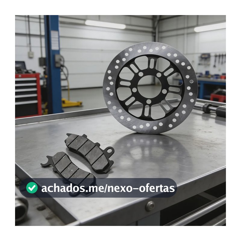 Disco Freio Dianteiro + Pastilha Titan Fan Cg 160 2018/2024